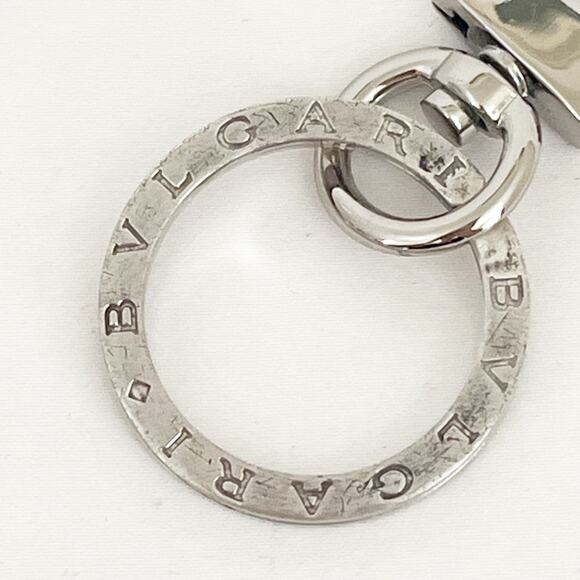 BVLGARI Bvlgari Logo Sterling Silver SV925 Unisex Key Ring - Picture 4 of 7